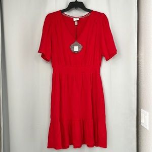 Knox rose dress red XS